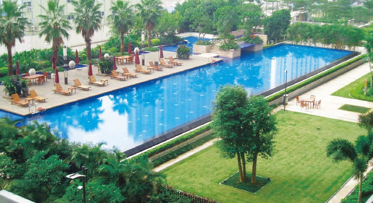 泳池水污浊步伐