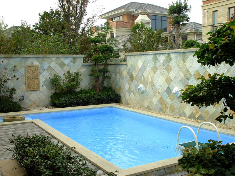 别墅游泳池这样设计，空间使用与雅观度双双拉满！